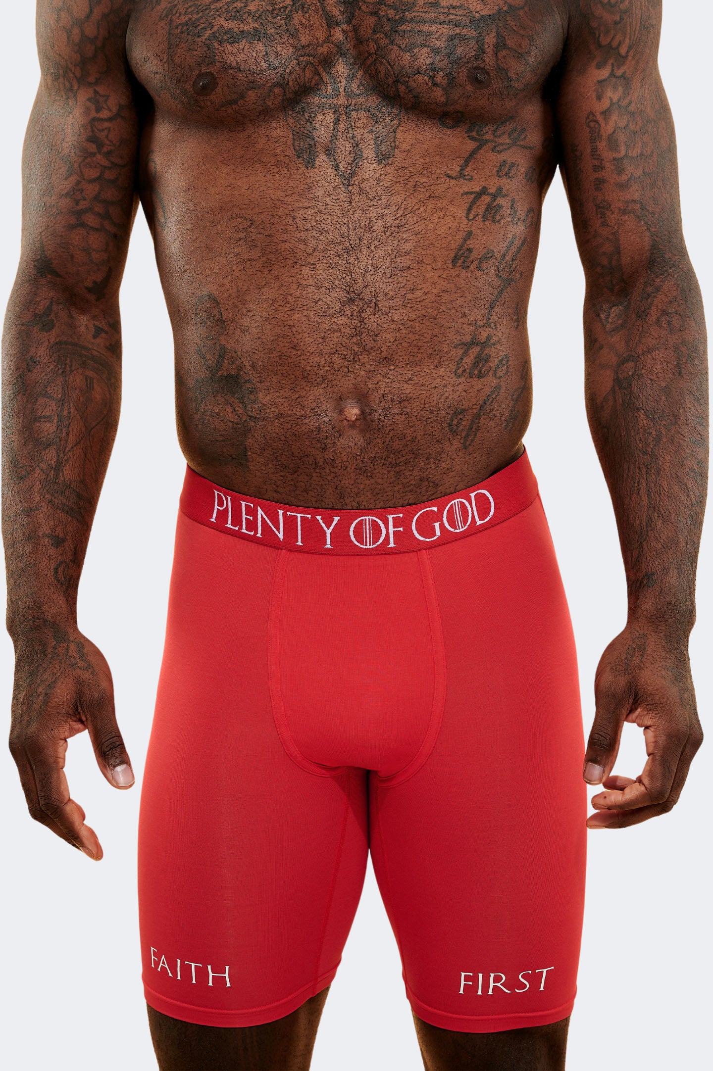 Men's Comfort Fit 7" Briefs - Red Seas