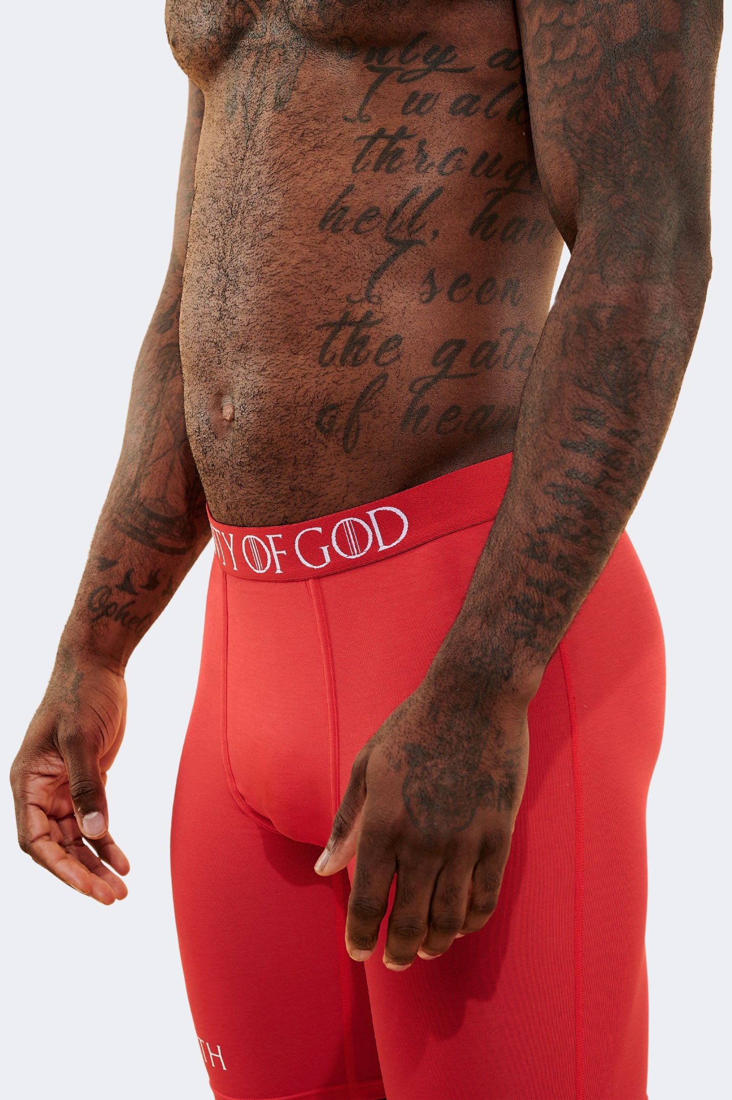 Men's Comfort Fit 7" Briefs - Red Seas
